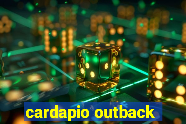 cardapio outback